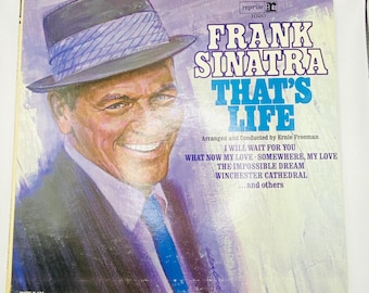 Frank Sinatra Vinyl | That’s Life LP | 1960s Jazz Pop | Vintage Vinyl Album | Reprise Records FS-1020 | Sinatra Record | Classic Crooners