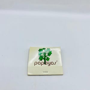 Vintage Papayas’ Matchbook – Retro Nightclub & Restaurant Collectible