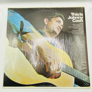 Johnny Cash LP | Vintage Vinyl | Country Music Record | Columbia HS 11342 | Classic Country | Vinyl Album | Retro Music | Man in Black