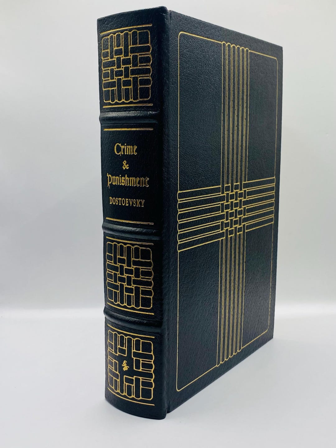 Dostoevsky | Crime and Punishment | Leather Bound | Gold Gilt - Etsy