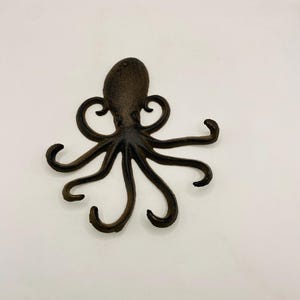 Iron Octopus Wall Decor | Vintage Wall Decor | Octopus Decor