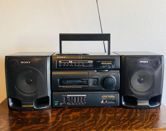 SONY FIELD CFM-104 取説コピー付き 機器修理】SONY CFM-104 SPORTS（海外仕様）ラジカセ | 音響機器