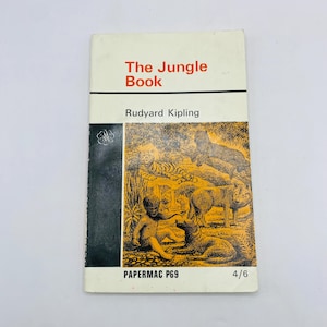 The Jungle Book | Rudyard Kipling | Paperback | Macmillan Publishing | 1958