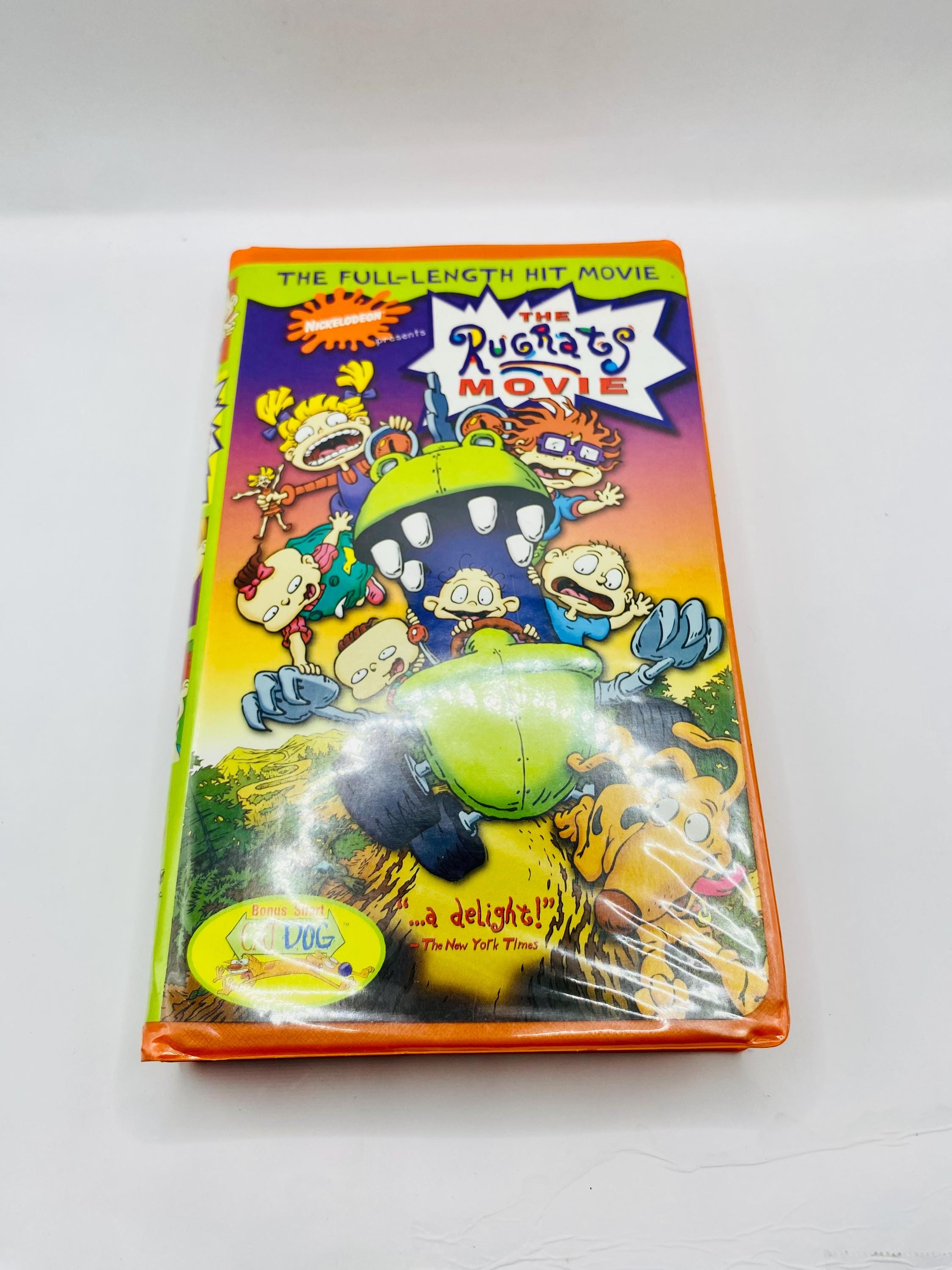 The Rugrats Movie VHS 1999 Nickelodeon Orange Clamshell Tape 