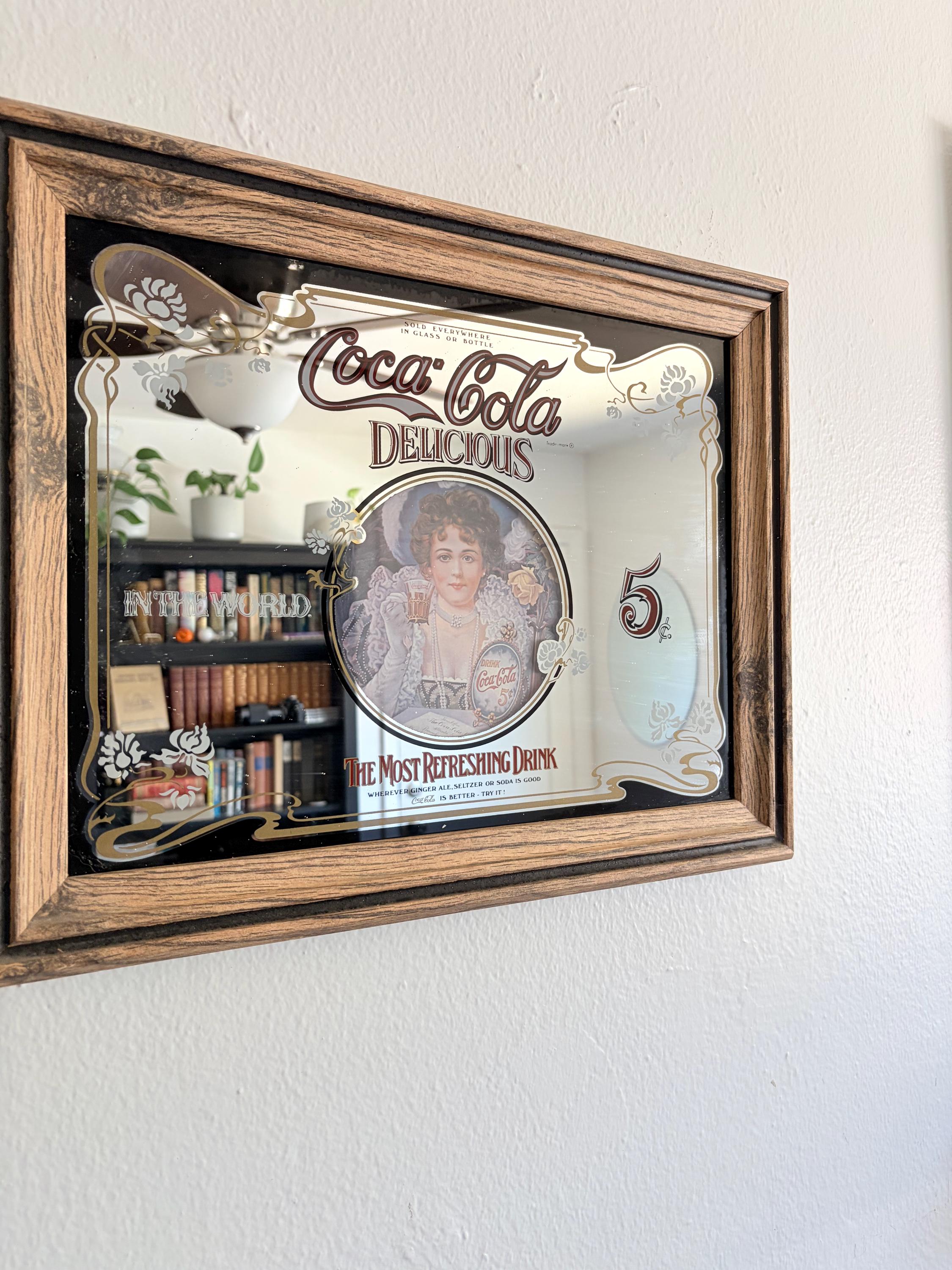 Coca Cola Vintage Mirror - Etsy