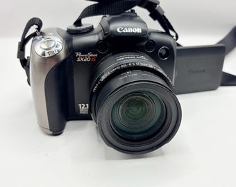 Canon PowerShot SX20 IS 12,1 MP digitalkamera – 20x optisk zoom – Svartvit kamera med fokus och bildkvalitet