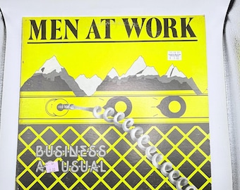 Men at Work – Business as Usual Vinyl Record LP | Vintage 1981 Album | “Who Can It Be Now?” | Classic Rock / New Wave