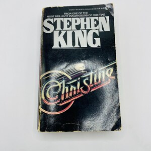 Stephen King Book | Christine Paperback | Vintage Horror Book | 1980s Horror Novel | Cult Classic Book | Horror Fiction | Stephen King