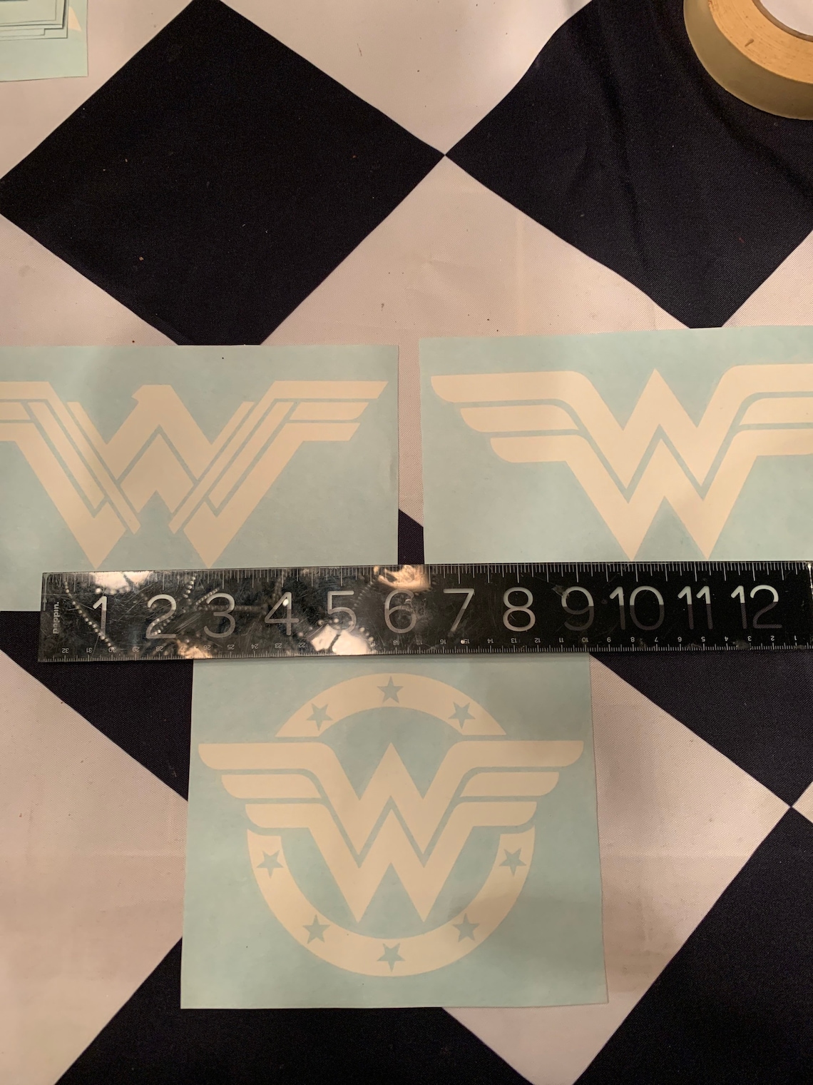 Wonder Woman Decals set of 3 | Etsy