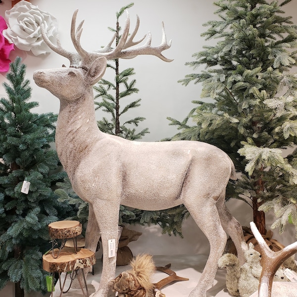 Life Size Deer Statue Etsy