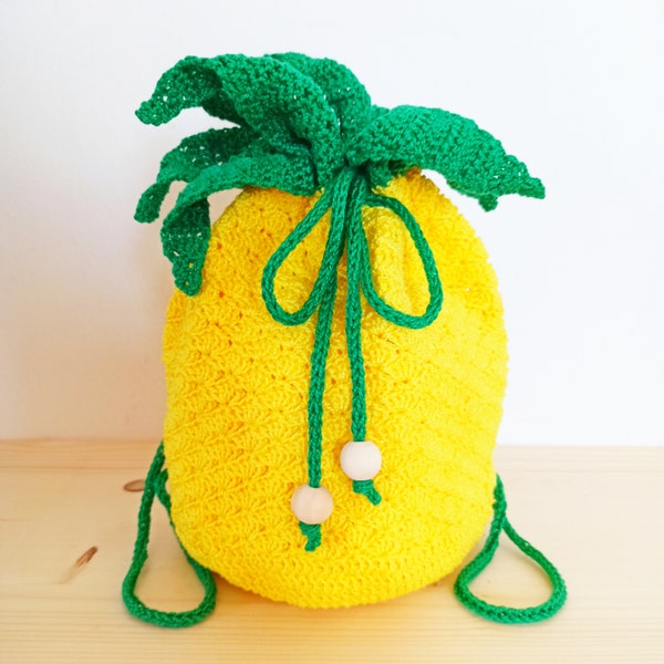 Cutting Pineapple Pink Pattern Backpack main image 1