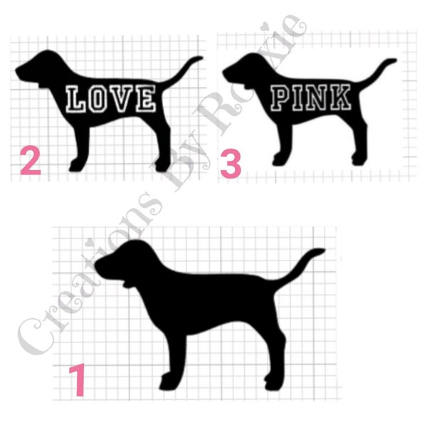 Vs Pink inspired  Iron on | Vinyl Adhesive Decal | Car Decal | Window Decal | Wall Decal | Laptop Decal | Heat transfer