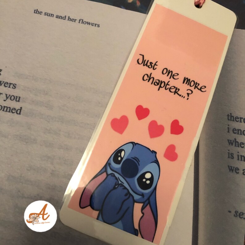 Disney Lilo and Stitch Stitch Bookmark Etsy UK