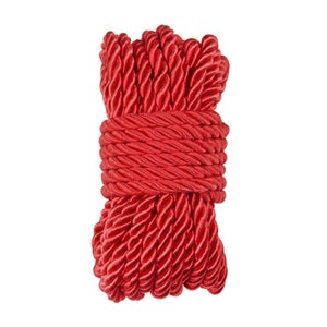 Tactile Silk Bondage Rope for Sensual Shibari 20 metres in length