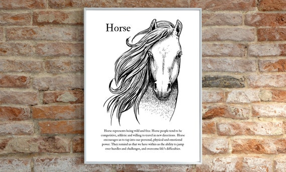 Horse Art Horse Gifts Animal Totem Gift Horse Quotes - Etsy Horse Art Horse Gifts Animal Totem Gift Horse Quotes - Etsy