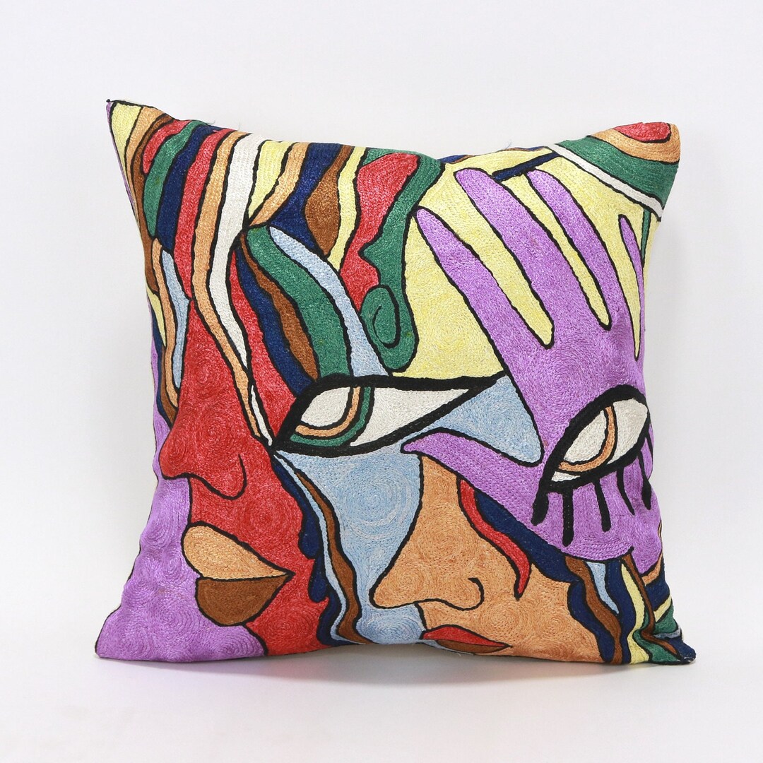 Picasso Pillow Cover Picasso Pillowcase Picasso Cushion Etsy