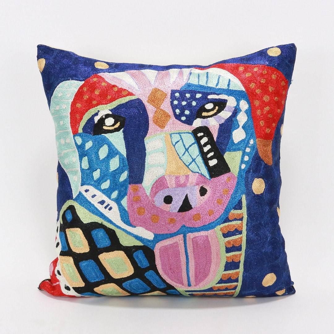 Picasso Pillow Cover, Picasso Pillowcase, Picasso Cushion, Hand Made