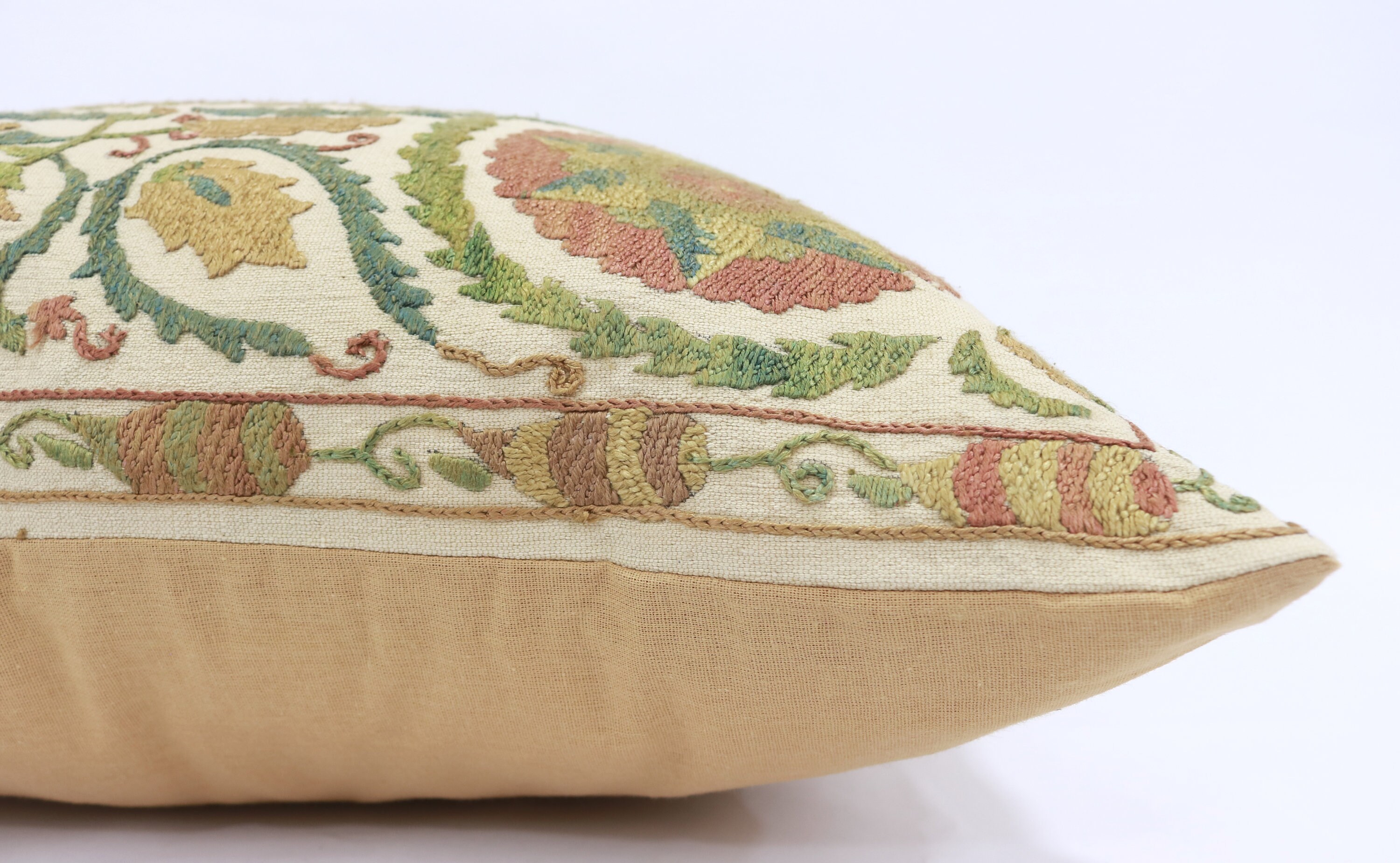 Hand made embroidery pillow cover Uzbek hand made silk on | Etsy