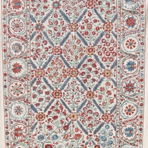 Silk Suzani Clasic Uzbek embroidery,Suzani Fabric Suzani Wall Hanging, Bedspread, Bed cover, Wall hanging, Wall Decor fabric, Tablecloth