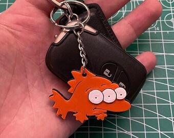 Blinky from The Simpsons keyring / keychain