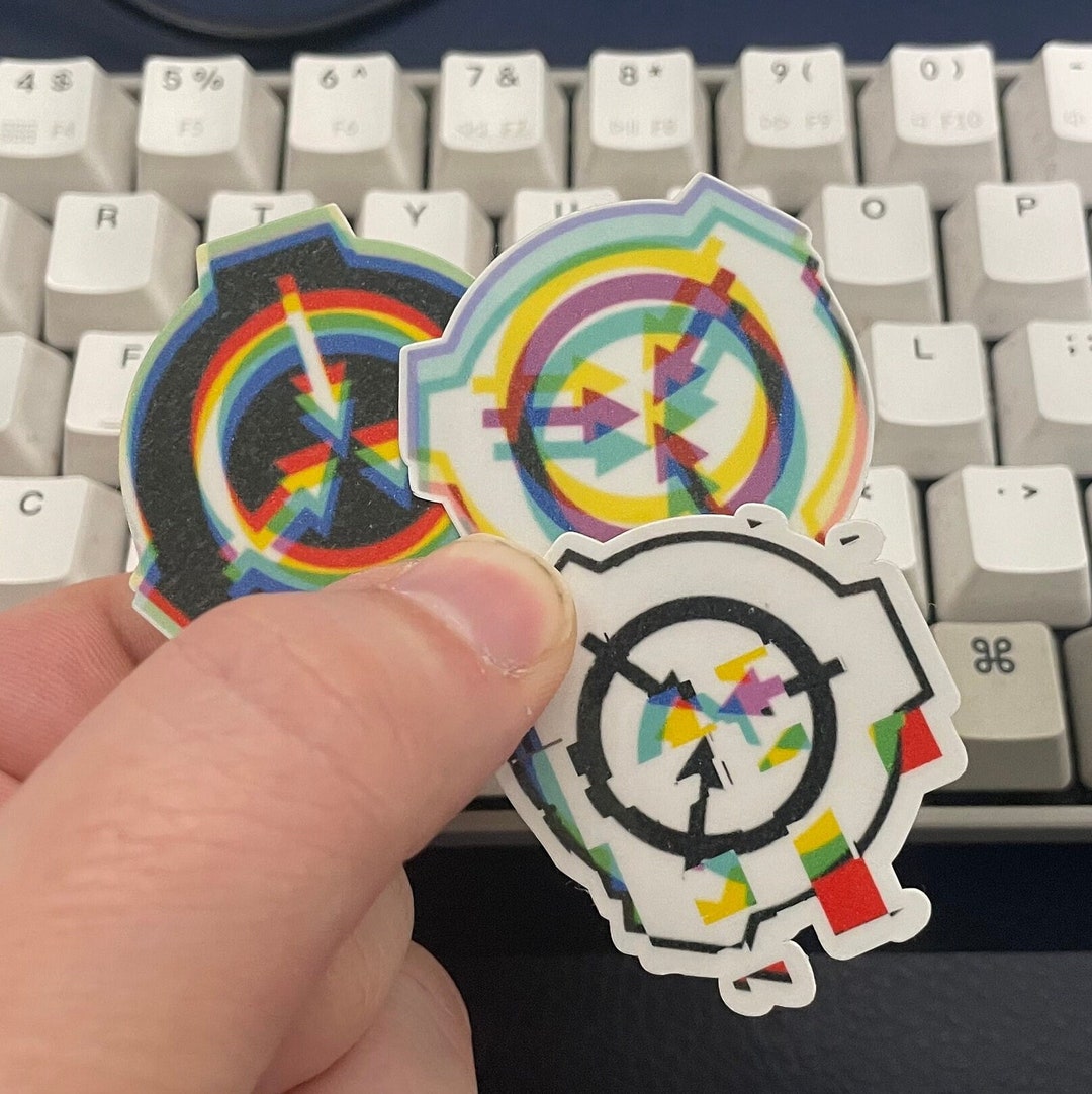SCP Foundation Logo Glitching Stickers [pack of 3] - Secure. Contain ...