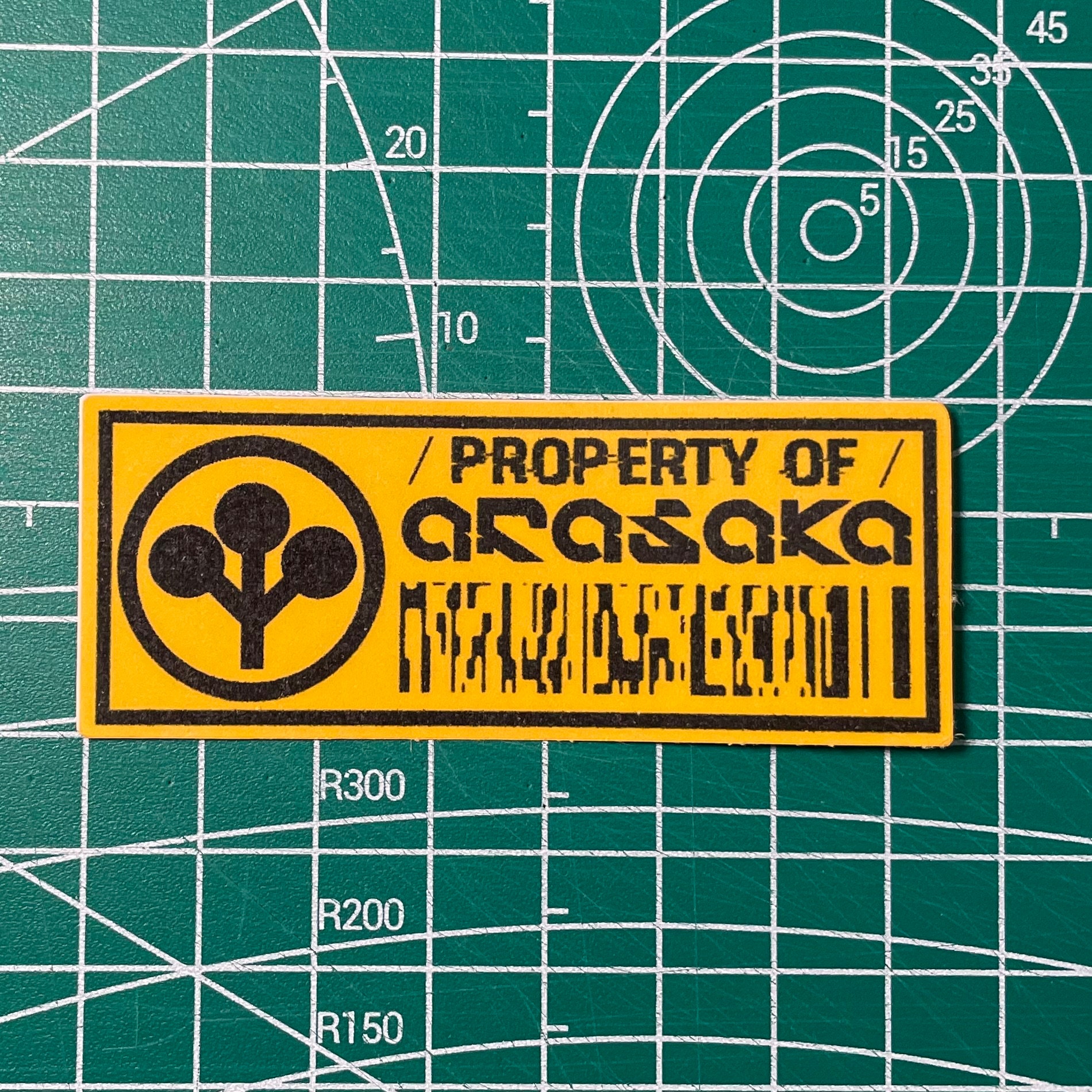 Militech Sticker Property of Arasaka & Militech Cyberpunk 2077 Sticker, Label, Product ...