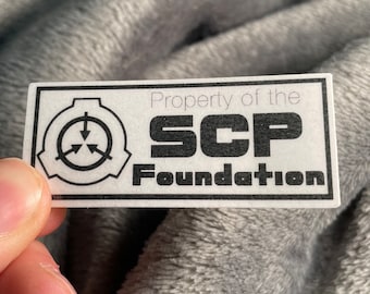 SCP財団の所有物ステッカー、ラベル、SCPステッカー、確保、収容、保護