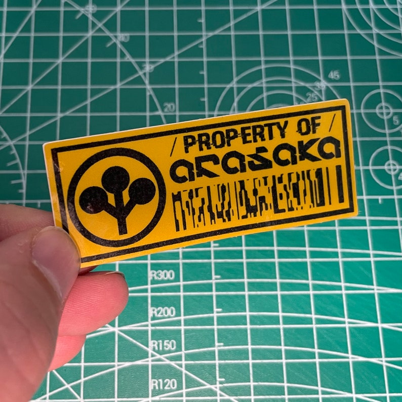 Militech Sticker Property of Arasaka & Militech Cyberpunk 2077 Sticker, Label, Product ...