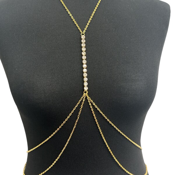 Body Chain Jewelry Etsy