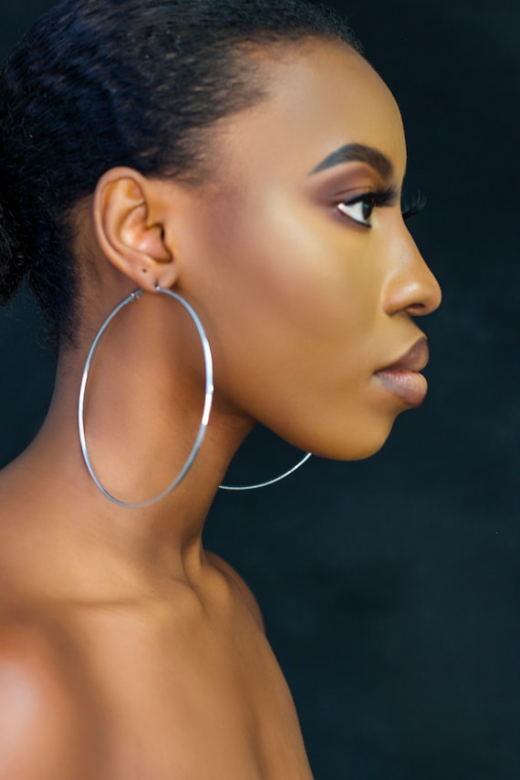 10cm hoop earrings deals