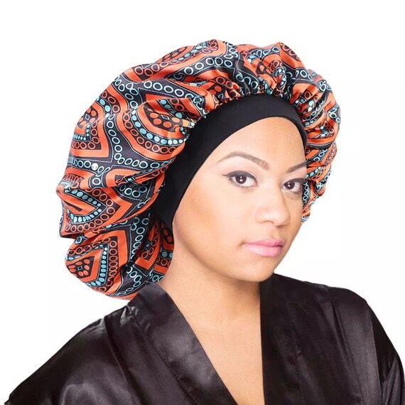 Large Single Layered Satin Silk Bonnet 