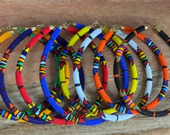 Auténticos collares africanos hechos a mano masai con cuentas