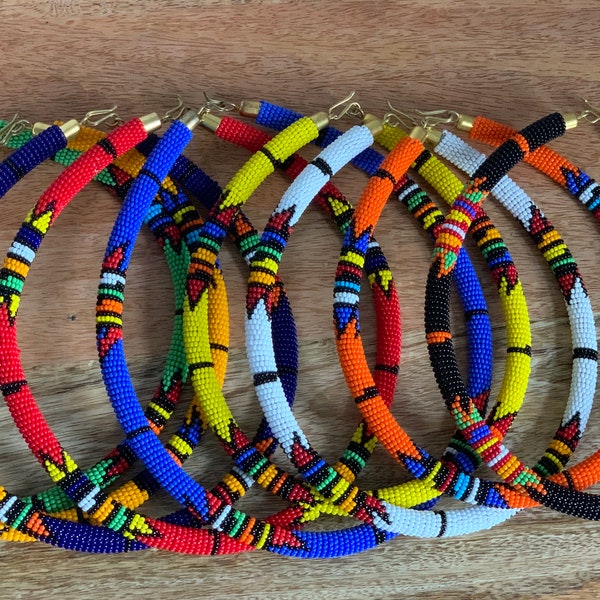 Authentic African Handmade Maasai Beaded Necklaces