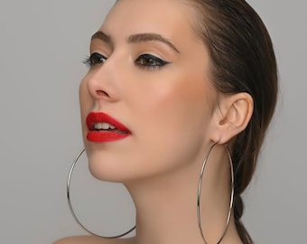 11CM Big Statement Hoop Earrings