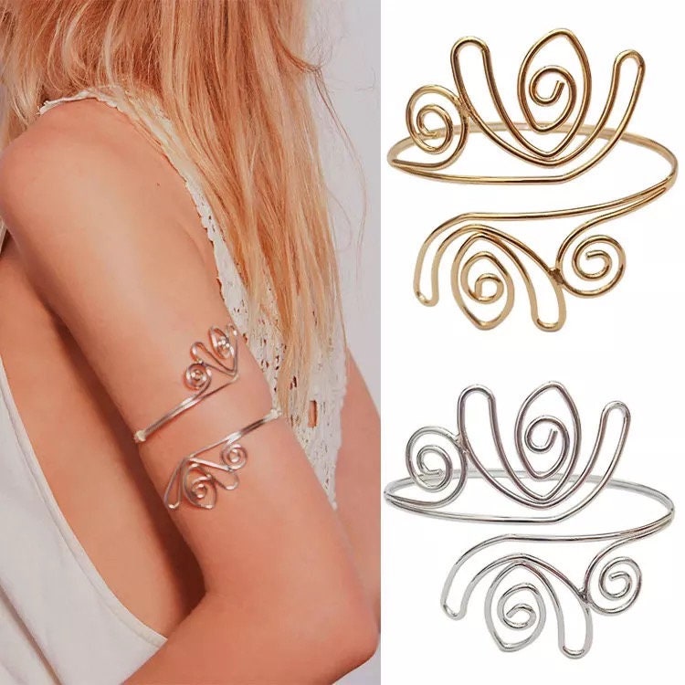 Upper Arm Bangle Etsy De