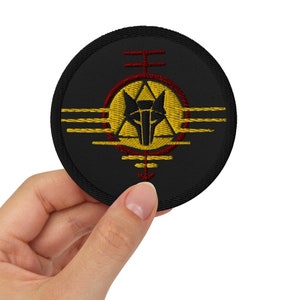 Red Rising Embroidered Patches, Gold and Red Sigil, Embroidered, House Mars, Fandom Gift, Jacket Patch