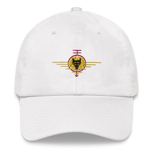 Red Rising Unisex Baseball hat, Gold and Red Sigil, Embroidered, House Mars, Darrow, Women, Men, Baseball Cap
