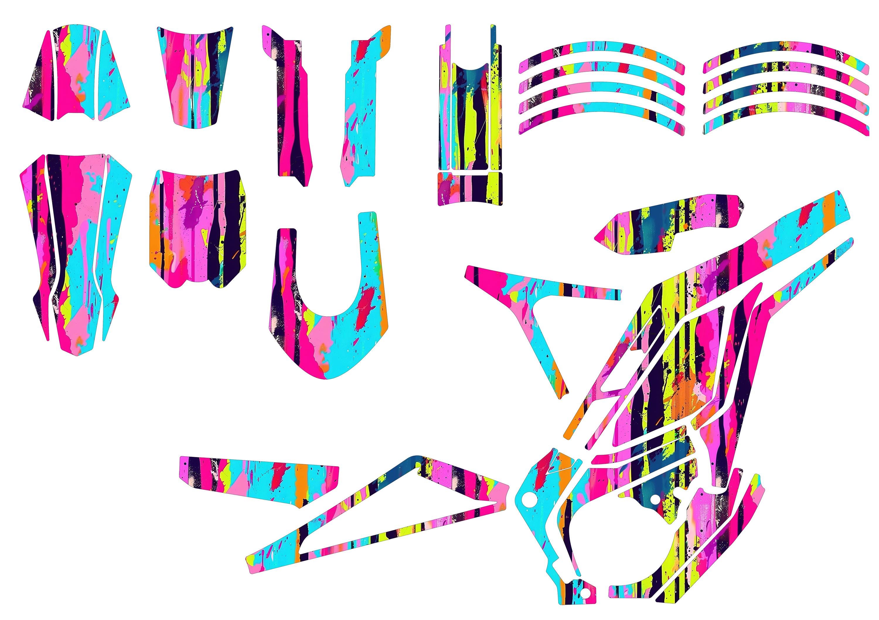 E-RIDE Stickers , E-RIDE PRO Graphics Kit, Pro Ss Stickers, E-ride Pro ...