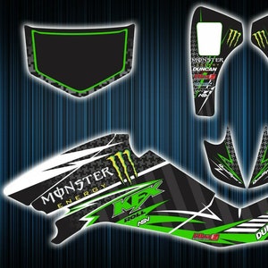Suzuki ltz400 stickers - graphics kit - decals - kawasaki kfx 400 graphics kit