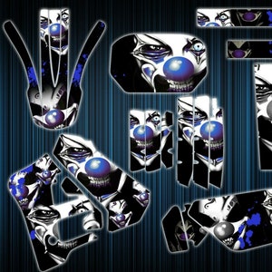 Yamaha dtr125 stickers - dtr graphics kit - yamaha decals - dt125r graphics kit