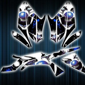 Adly 500 stickers - adly 400 graphics kit - decals adly atv graphics kit