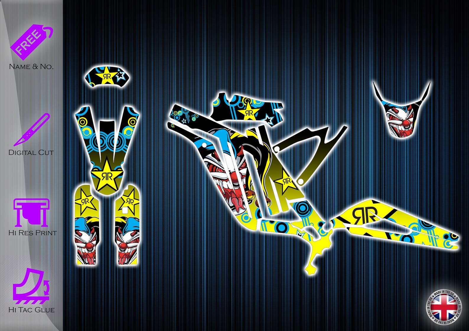 Surron Graphics kit Sur Ron Sticker kit Segway Graphics Etsy