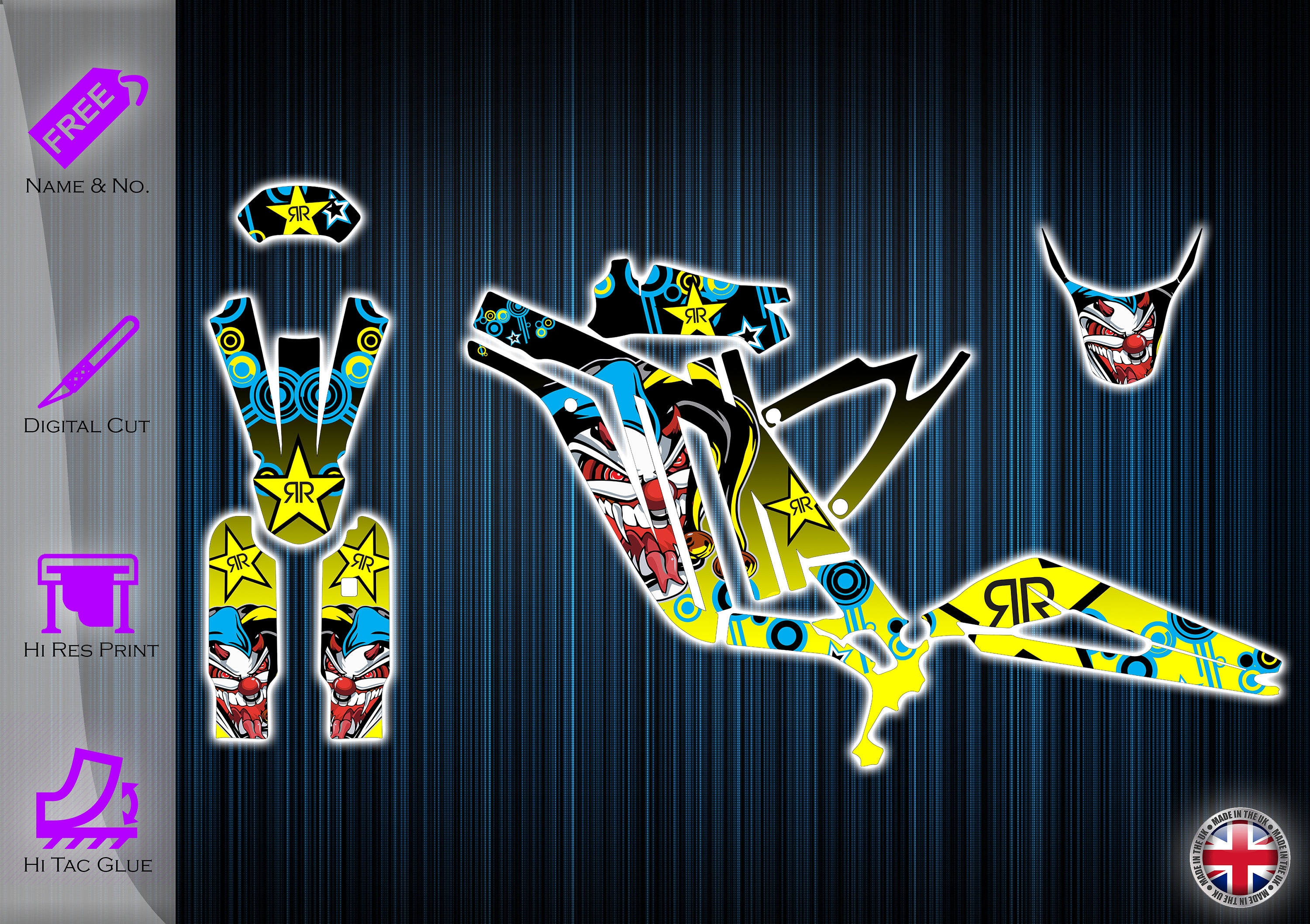 Surron Graphics kit Sur Ron Sticker kit Segway Graphics Etsy