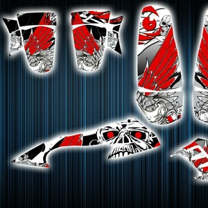 Polaris predator 500 stickers - graphics kit -  polaris decals  graphics kit