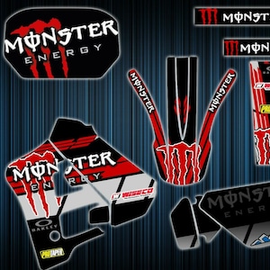 Yamaha dtr125 stickers - dtr graphics kit - yamaha decals - dt125r graphics kit