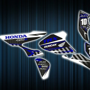 Honda trx450r stickers - graphics kit - decals trx 450 r atv graphics kit trx