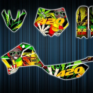 Apollo rfz 150 stickers - rfz graphics kit rfz 150 decals - graphics kit rfz150