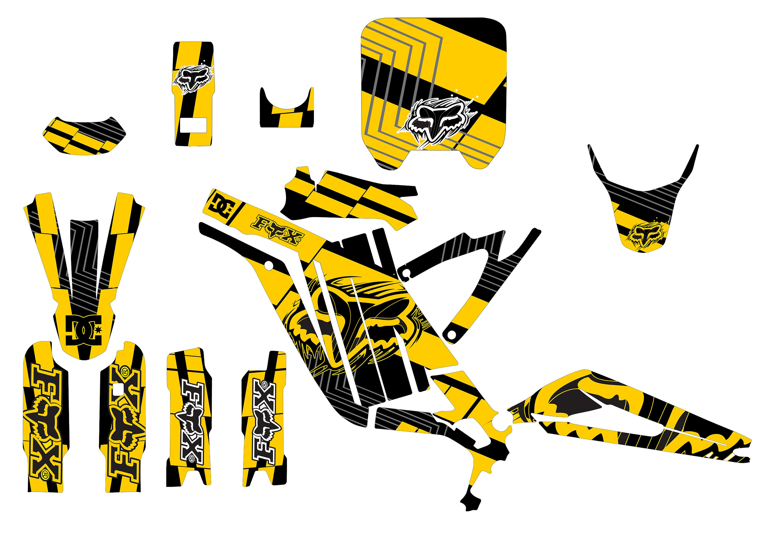 Surron Graphics Kit Sur Ron Sticker Kit Segway Graphics Etsy Australia