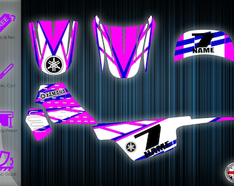 Yamaha pw50 stickers - pw 50 graphics kit - pw50 decals - pw 50 graphics kit