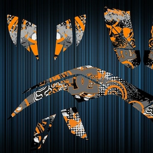 Quadzilla 450  sport stickers - graphics kit - dinli decals - graphics kit